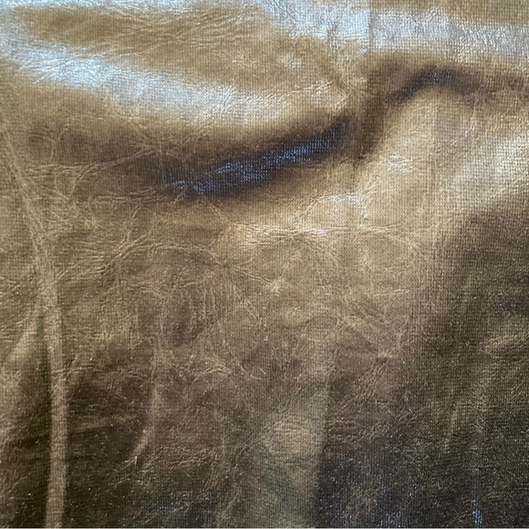 5/$15 Vintage Unique AB Sport Distressed Glossy Black Pants 1X - Picture 10 of 10